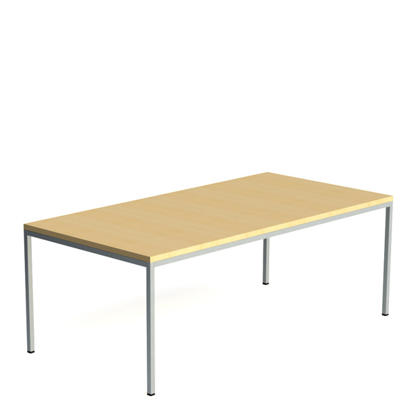 Mesa de refeições RETA madeira elegante