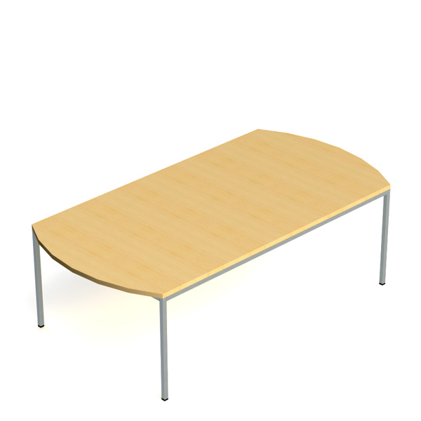 Mesa de reunião RETA madeira elegante