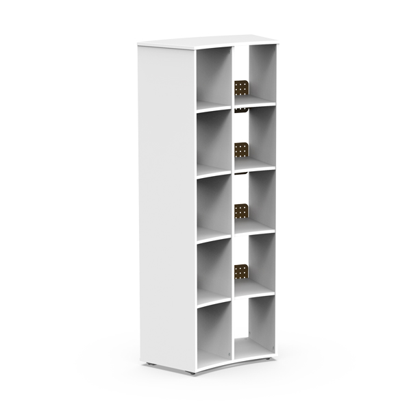 Módulo de Estante BOX Curvo Exterior para biblioteca
