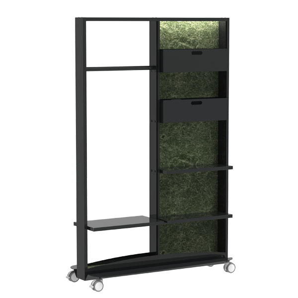 FRAME Partition – Coat Rack and PET