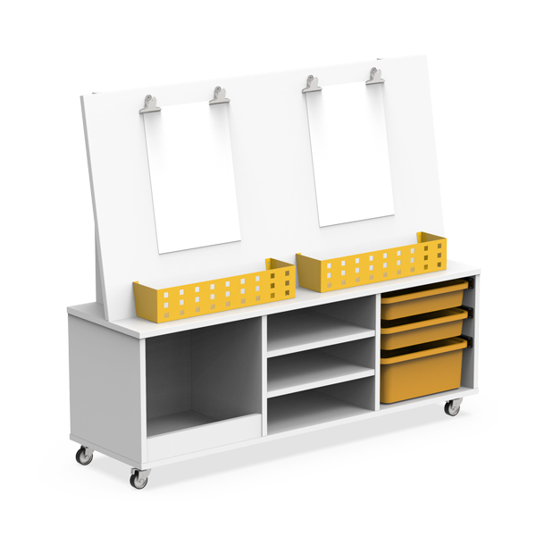 Double Easel With Trays