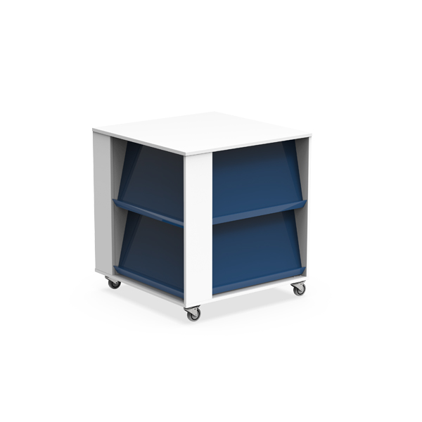 Mobile Display Unit with Wheels