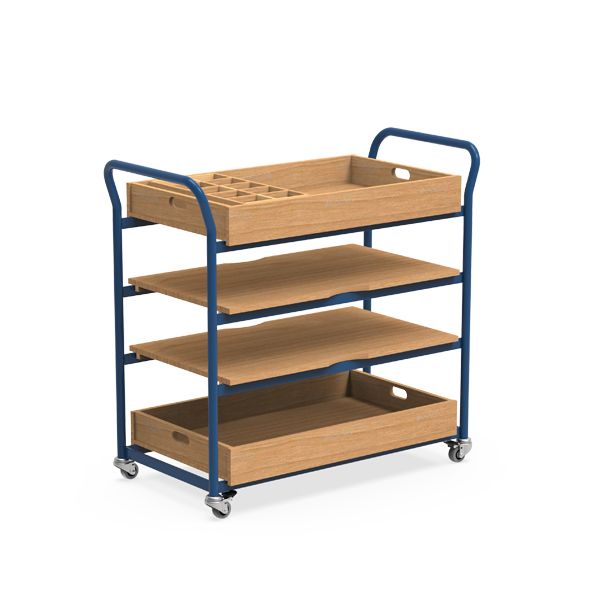 Wooden Painting Trolley